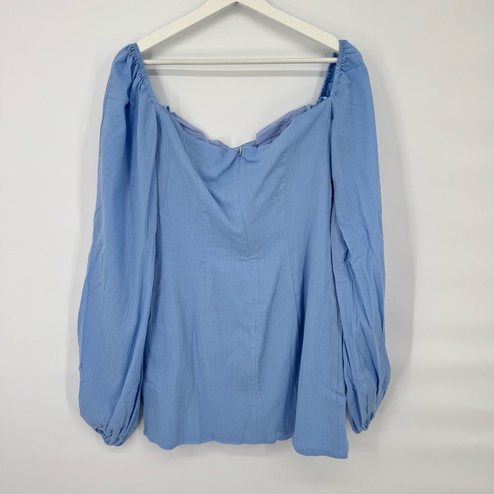 Free People x RUMER Camille Mini Dress Blue Small NWT - Picture 5 of 10
